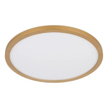 Globo - LED Димируем плафон за баня LED/24W/230V 3000K IP44 Ø 42 см месинг