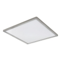 Globo - LED Димируем плафон за баня LED/24W/230V 42x42 см IP44 матов хром
