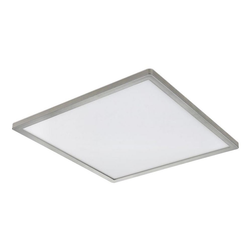 Globo - LED Димируем плафон за баня LED/24W/230V 42x42 см IP44 матов хром