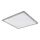 Globo - LED Димируем плафон за баня LED/24W/230V 42x42 см IP44 матов хром