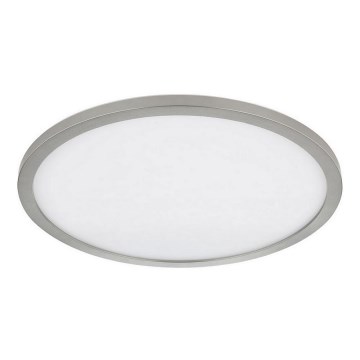 Globo - LED Димируем плафон за баня LED/24W/230V Ø 42 см IP44 матов хром