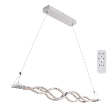 Globo - LED Димируем Полилей на верижка 1xLED/30W/230V + дистанционно управление