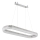 Globo - LED димируем полилей на кабел LED/40W/230V 2700-6000K прозрачен + дистанционно управление