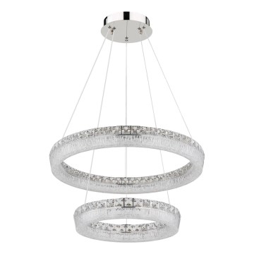 Globo - LED димируем полилей на кабел LED/60W/230V 2700-6000K прозрачен + дистанционно управление