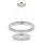 Globo - LED димируем полилей на кабел LED/60W/230V 2700-6000K прозрачен + дистанционно управление