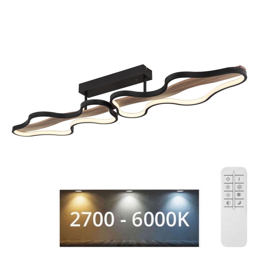 Globo - LED Димируем полилей за повърхностен монтаж LED/36W/230V 2700-6000K + дистанционно управление