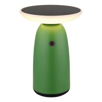 Globo - LED Димируем соларен докосване лампа LED/10W/3,7V IP54 зелен