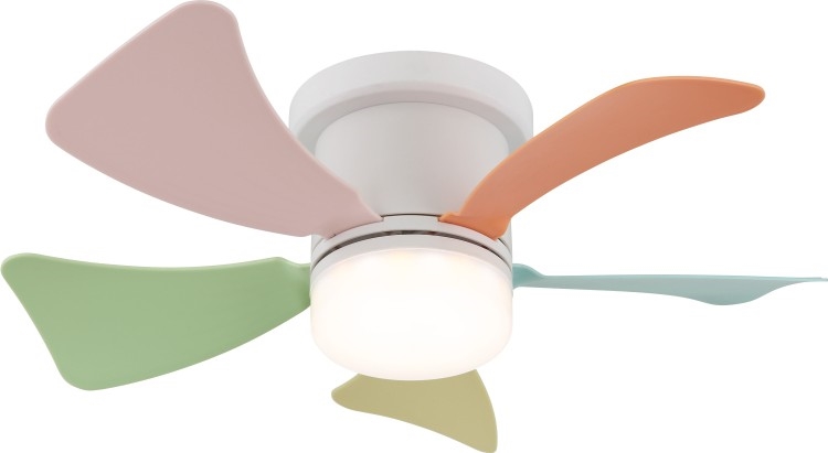 Globo - LED димируем таванен вентилатор LED/10W/230V 3000-6500K многоцветен + дистанционно управление