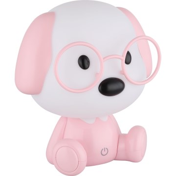 Globo - LED Димируема акумулаторна детски малка нощна лампа LED/1W/5V 500 mAh розов