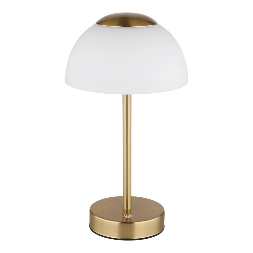 Globo - LED Димируема акумулаторна настолна лампа LED/2,5W/5V 1800mAh 2700K/4000K/6500K месинг