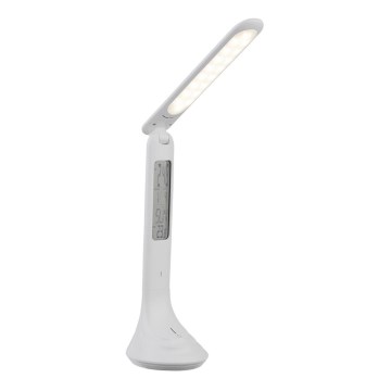 Globo - LED Димируема акумулаторна настолна лампа с дисплей LED/4W/230V 2200 mAh бял