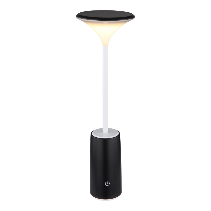 Globo - LED Димируема акумулаторна настолна сензорна лампа LED/1,2W/3,7V 3000K 1500mAh черен