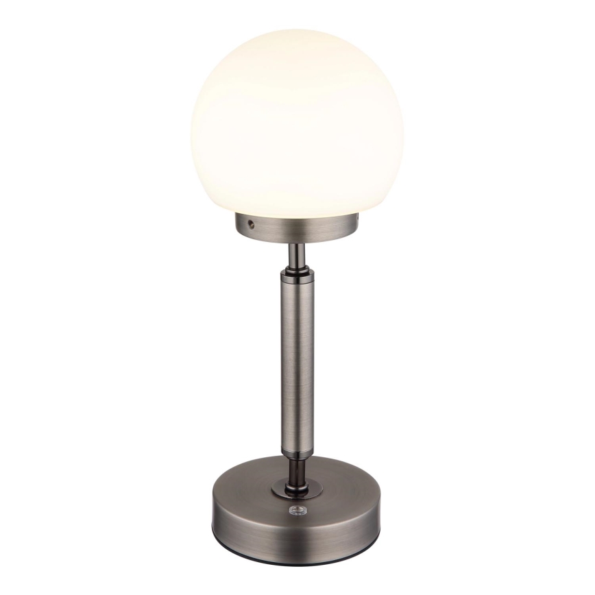 Globo - LED Димируема акумулаторна настолна сензорна лампа LED/2,5W/5V 1800mAh 2700/4000/6500K антрацит