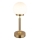 Globo - LED Димируема акумулаторна настолна сензорна лампа LED/2,5W/5V 1800mAh 2700/4000/6500K месинг