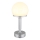 Globo - LED Димируема акумулаторна настолна сензорна лампа LED/2,5W/5V 1800mAh 2800K сребрист