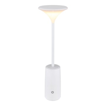 Globo - LED Димируема акумулаторна настолна сензрона лампа LED/1,2W/3,7V 3000K 1500mAh бял