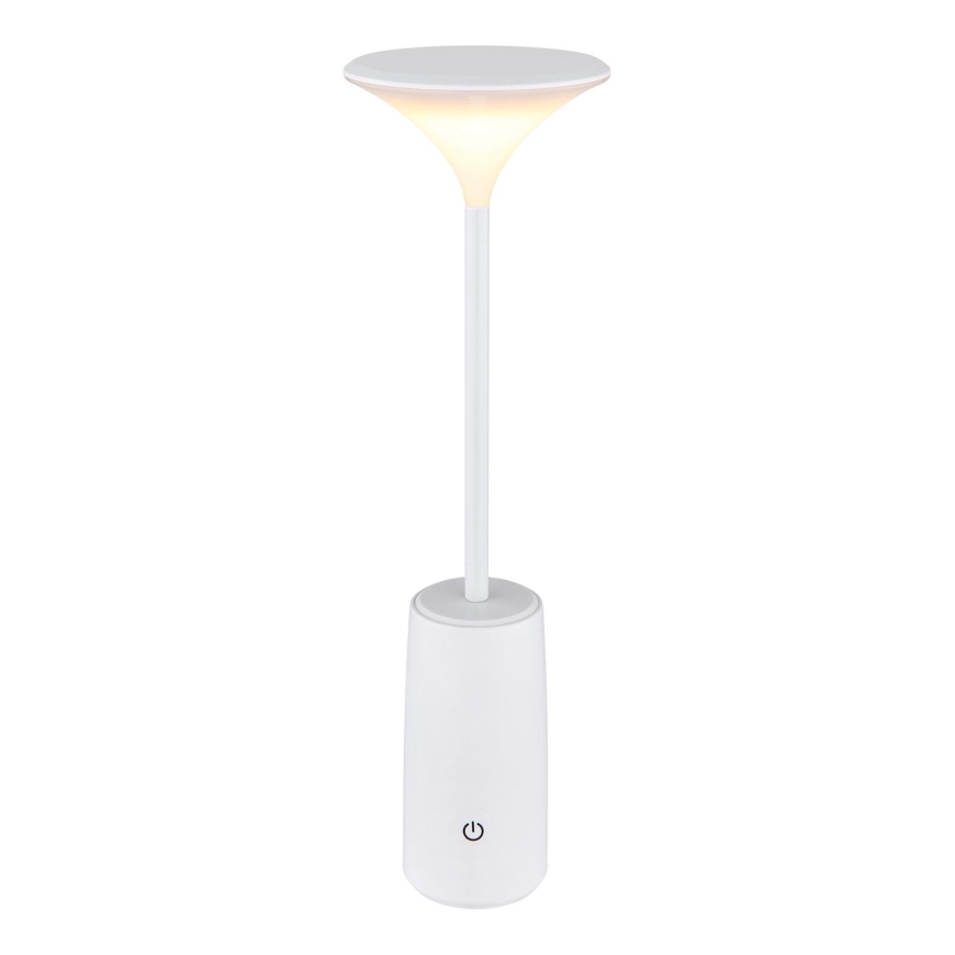 Globo - LED Димируема акумулаторна настолна сензрона лампа LED/1,2W/3,7V 3000K 1500mAh бял