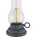 Globo - LED Димируема акумулаторна настолна touch лампа LED/1W/3,7V 1200 mAh антрацит