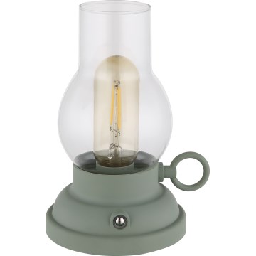 Globo - LED Димируема акумулаторна настолна touch лампа LED/1W/3,7V 1200 mAh зелен