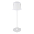 Globo - LED Димируема акумулаторна настолна touch лампа LED/4,6W/230V 1800 mAh USB IP54 бял