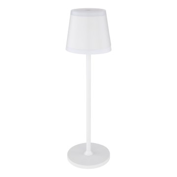 Globo - LED Димируема акумулаторна настолна touch лампа LED/4,6W/230V 1800 mAh USB IP54 бял