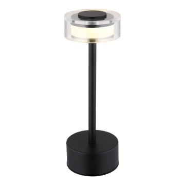 Globo - LED Димируема акумулаторна сензорна настолна лампа LED/2,5W/3,7V 2700/4000/6500K 1800mAh черен