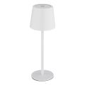 Globo - LED Димируема екстериорна сензорна настолна лампа LED/2W/5V 3000/4000/6000K 2200 mAh IP44 бял