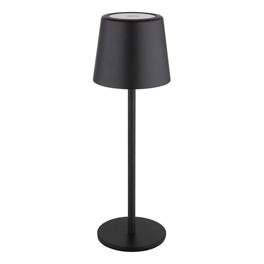 Globo - LED Димируема екстериорна сензорна настолна лампа LED/2W/5V 3000/4000/6000K 2200 mAh IP44 черен