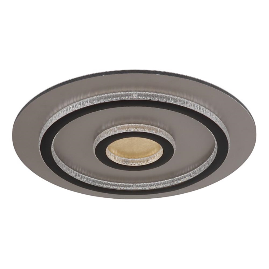 Globo - LED димируема плафониера LED/40W/230V 3000–6500K Ø45 см черна + дистанционно управление