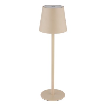 Globo - LED Димируема сензорна екстериорна лампа LED/3W/3,7V IP44 1800 mAh USB бежов