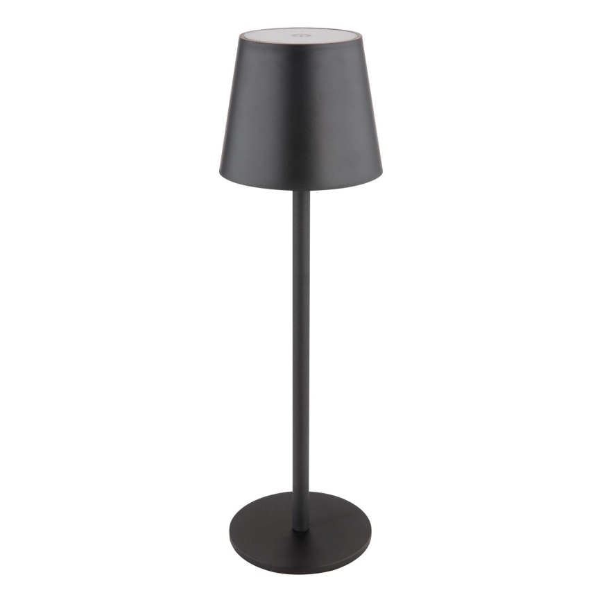 Globo - LED Димируема сензорна екстериорна лампа LED/3W/3,7V IP44 1800mAh + USB черен