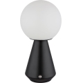 Globo - LED Димируема сензорна екстериорна настолна лампа LED/1,5W/5V 3000/4500/6500K 1800 mAh IP41 черен