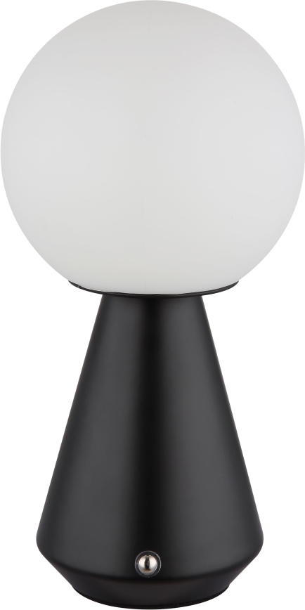 Globo - LED Димируема сензорна екстериорна настолна лампа LED/1,5W/5V 3000/4500/6500K 1800 mAh IP41 черен