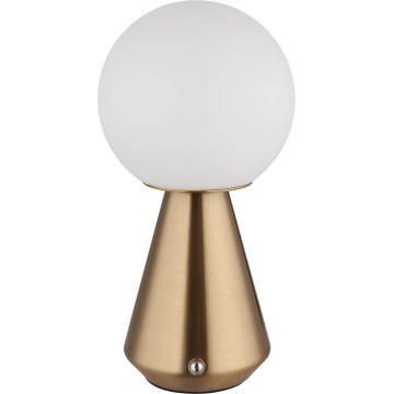 Globo - LED Димируема сензорна екстериорна настолна лампа LED/1,5W/5V 3000/4500/6500K 1800 mAh IP41 меден