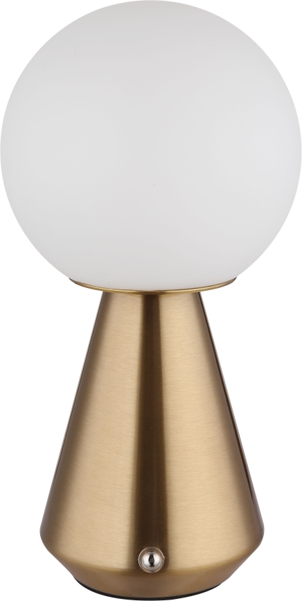 Globo - LED Димируема сензорна екстериорна настолна лампа LED/1,5W/5V 3000/4500/6500K 1800 mAh IP41 меден
