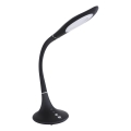 Globo - LED димируема сензорна гъвкава настолна лампа, 9W, 230V, 3000/4000/6500K, черна