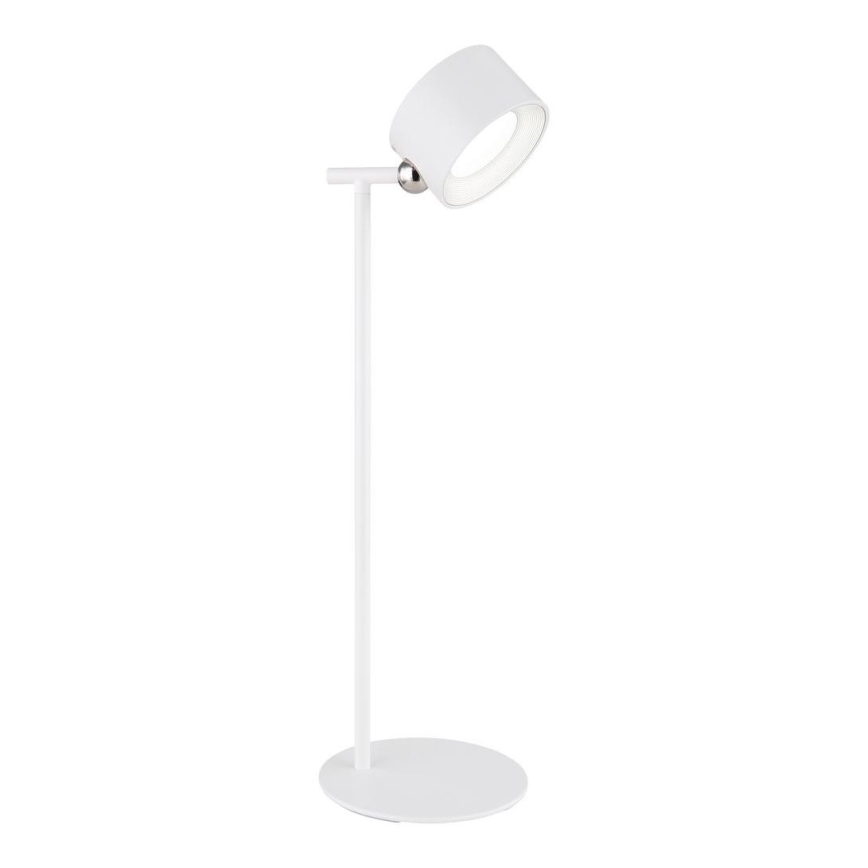 Globo - LED Димируема сензорна настолна лампа 4в1 LED/4W/5V 3000/4000/5000K 1200 mAh бял