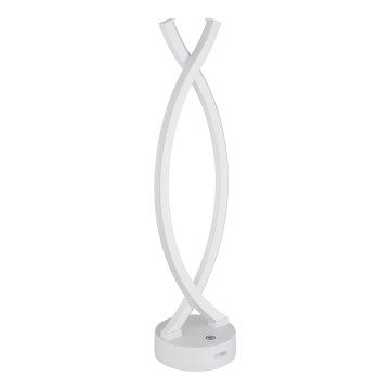 Globo - LED Димируема сензорна настолна лампа LED/1W/3,7V 3000K 1800 mAh USB бял