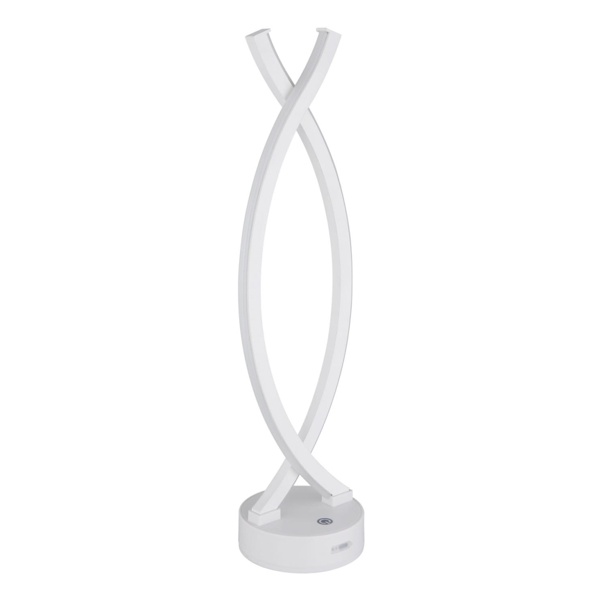 Globo - LED Димируема сензорна настолна лампа LED/1W/3,7V 3000K 1800 mAh USB бял