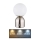 Globo - LED Димируема сензорна настолна лампа LED/2,5W/3,7V 2700K/4000K/6500K 1800 mAh USB матов хром