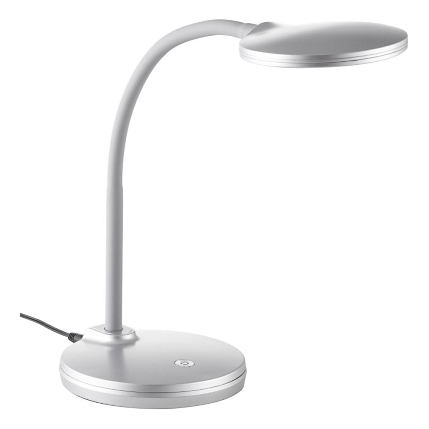 Globo - LED Димируема сензорна настолна лампа LED/4W/230V сребрист
