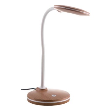 Globo - LED Димируема сензорна настолна лампа LED/4W/230V кафяв