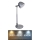 Globo - LED Димируема сензорна настолна лампа LED/7,5W/230V 3000K/4000K/6500K сив