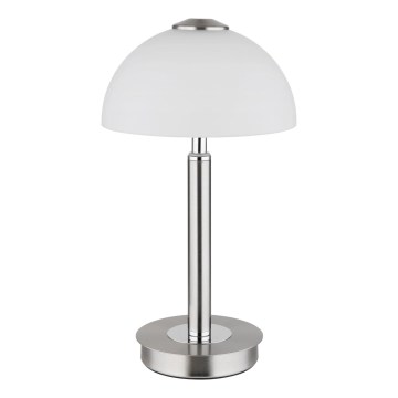 Globo - LED димируема сензорна настолна лампа LED/7W/230V 3000K матов хром