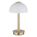 Globo - LED Димируема сензорна настолна лампа LED/7W/230V 3000K месинг