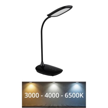 Globo - LED Димируема сензорна настолна лампа LED/9W/230V 3000K/4000K/6500K CRI 90 черен