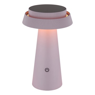 Globo - LED Димируема соларна сензорна лампа LED/4W/3,7W IP54 розов
