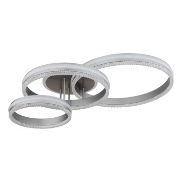 Globo - LED димируемо таванно осветително тяло LED/72W/230V 2700-6000K сребристо + дистанционно управление