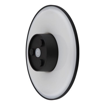 Globo - LED Екстериорен аплик LED/15W/230V 3000/4000/6000K Ø 25,2 см IP44 черен