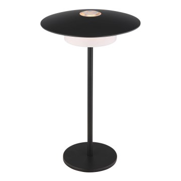 Globo - LED Екстериорна акумулаторна сензорна настолна лампа LED/3W/3,7V 1800/2700/3000K IP44 1800 mAh черен